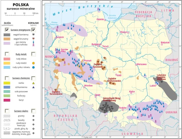 Mapa geologiczna Sudetów - dokładne rozmieszczenie skał i złóż mineralnych Mapa geologiczna Sudetów - dokładne rozmieszczenie skał i złóż mineralnych
