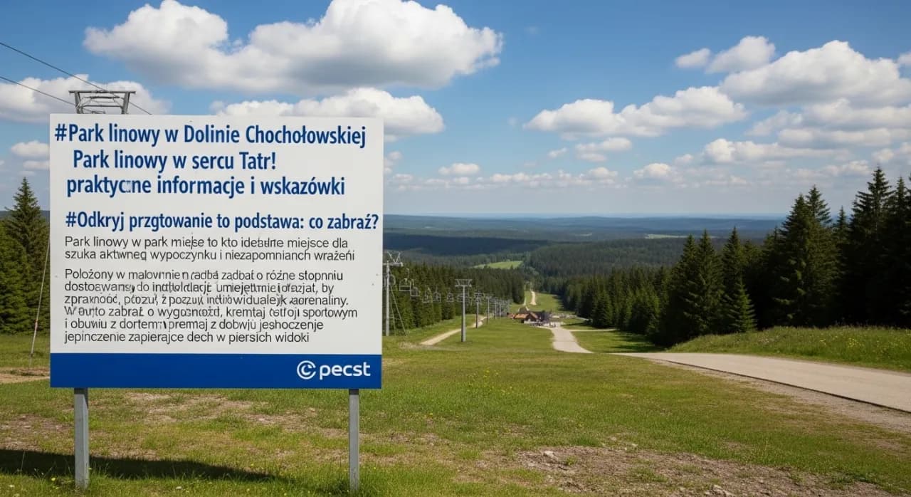 Park linowy w Dolinie Chochołowskiej: praktyczne informacje i wskazówki Park linowy w Dolinie Chochołowskiej: praktyczne informacje i wskazówki