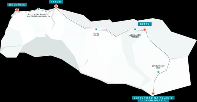 Dolina Chochołowska - Grześ, Rakoń i Wołowiec: kompletna trasa górska Dolina Chochołowska - Grześ, Rakoń i Wołowiec: kompletna trasa górska